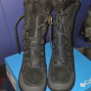 Columbia Ice Maiden II Women's 8 Black Winter Boots
